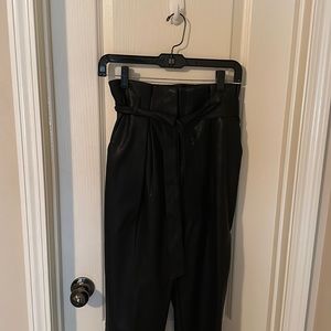 Like new faux leather trousers